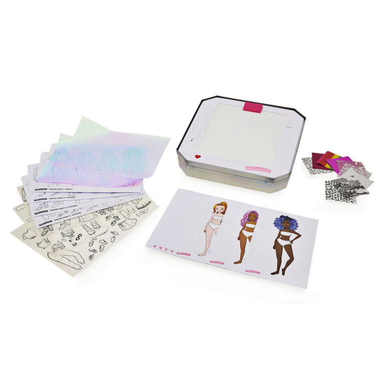 inkFLUENCER, We Wear Cute Style N Create Light Desk, Activity Kit to
