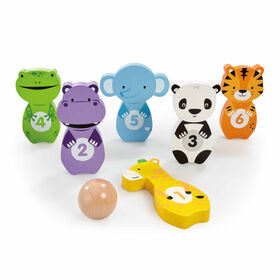 Early Learning Centre Wooden Skittles Set - Notre exclusivit&eacute;