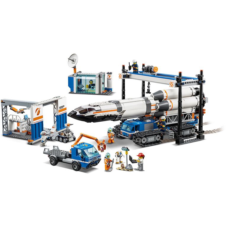 LEGO City Space Port Le transport de la fusée 60229 (1054 pièces)