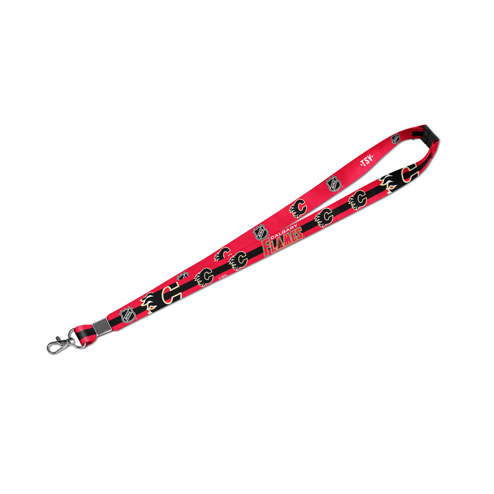 NHL Calgary Flames sublimated lanyard
