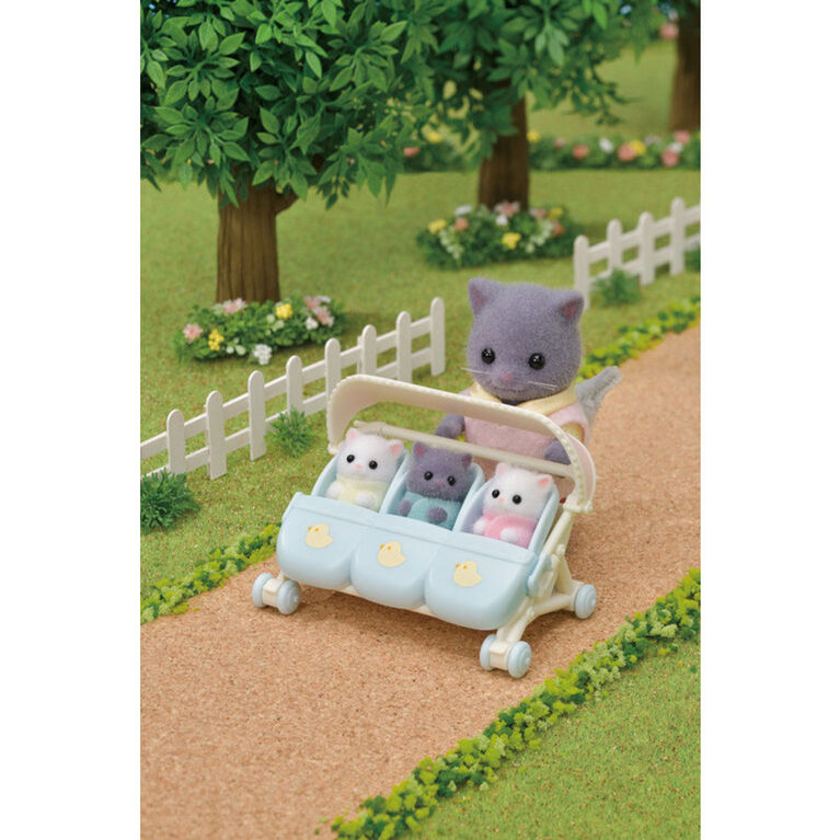 Calico Critters Triplet Stroller