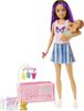 ​Barbie Skipper Babysitters Playset with Skipper Doll, Baby Doll with Sleepy Eyes, Crib and Accessories