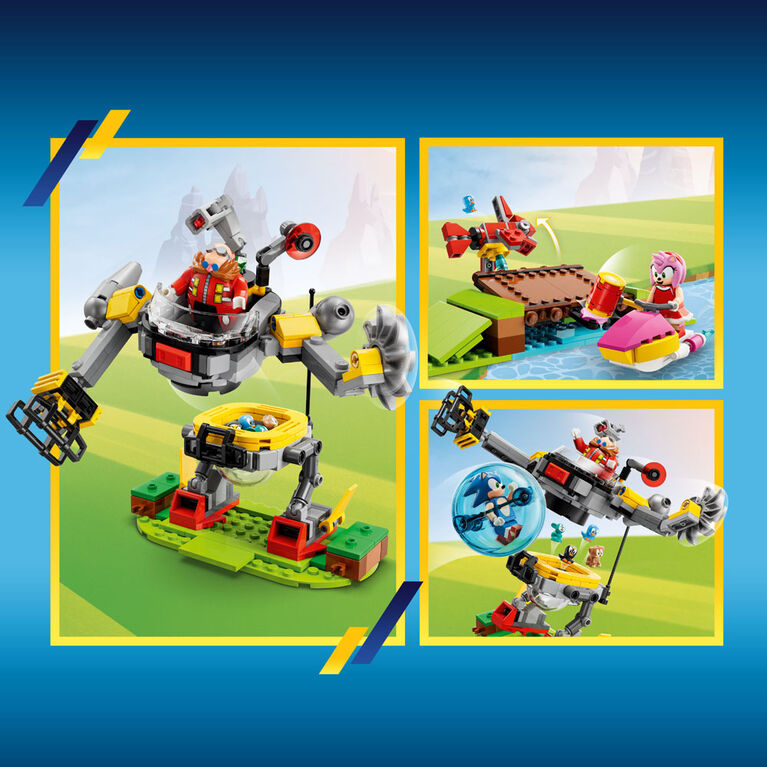 LEGO Sonic the Hedgehog Défi de la boucle de Green Hill Zone de Sonic (802 pièces)