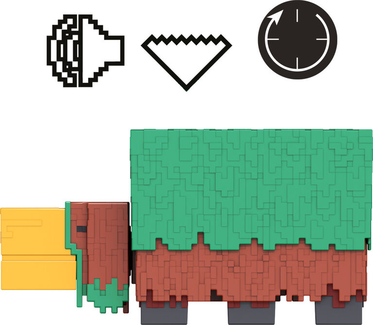 Minecraft Sniffer Action Figure, 3.25-in Scale & Game-Accurate Sounds