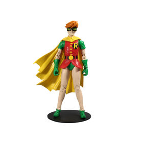 DC Multiverse: DC Comics Dark Knight Returns - Robin Figurine avec "Build-A" Batman Pi&egrave;ce de cheval