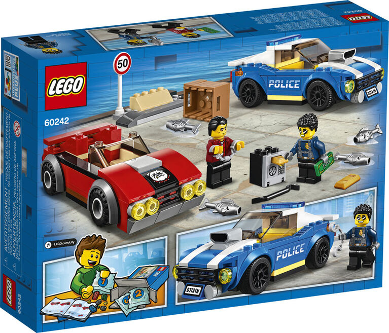 LEGO City Police La course-poursuite sur l'autoroute 60242 (185 pièces)