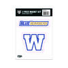 CFL Winnipeg Blue Bombers 2 piece magnet set