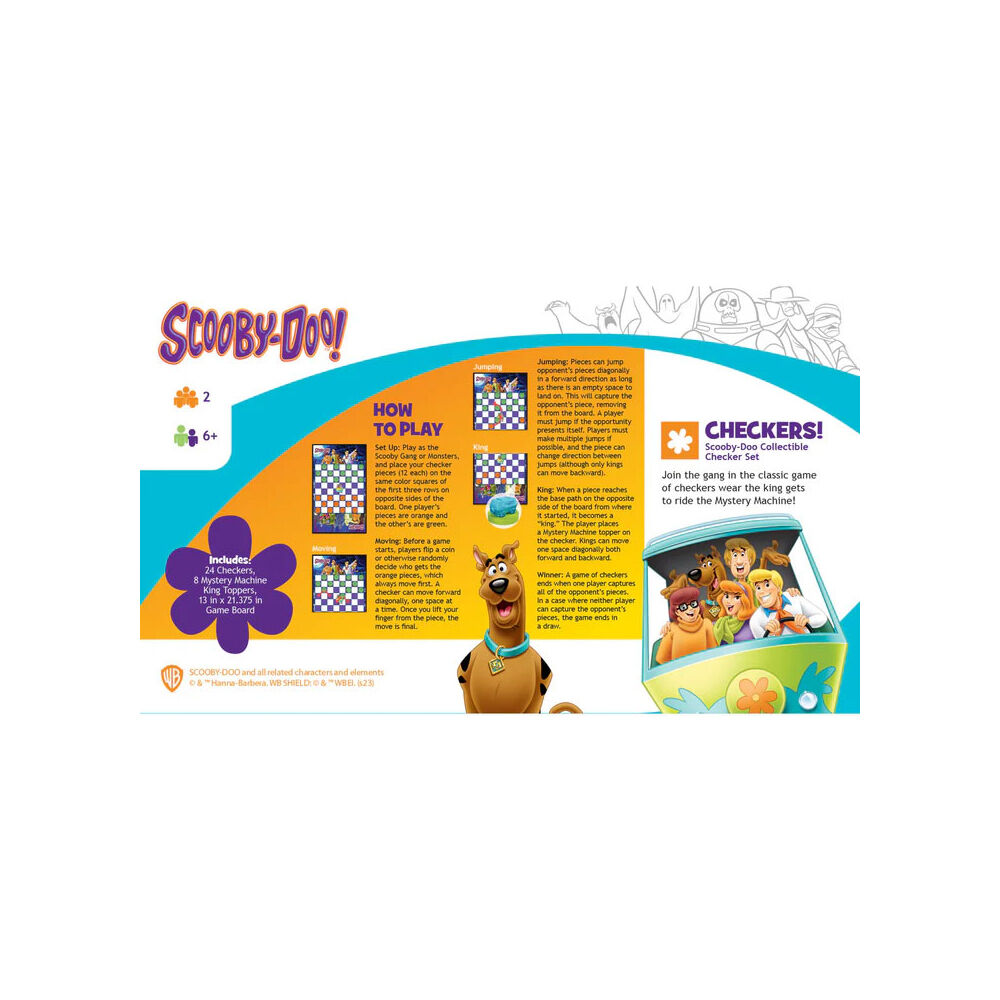 Masterpieces Puzzle Company Scooby-Doo! Checkers Board Game - English Edition