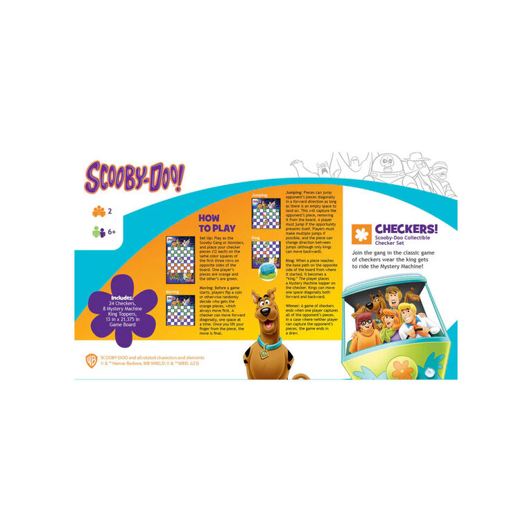 Masterpieces Puzzle Company Scooby-Doo! jeu de dames - &Eacute;dition anglaise