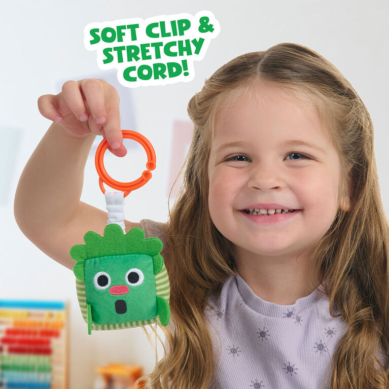 Super Simple Sensory Song Cubes, Broccoli (Green) Musical Plush Toy