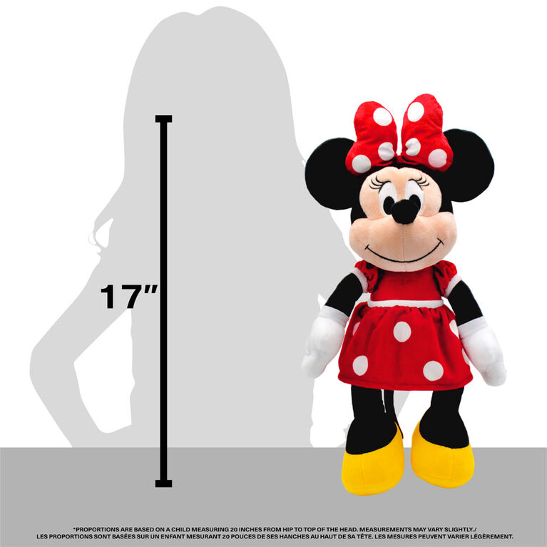 Disney - Minnie Mouse Plush - Red - Medium