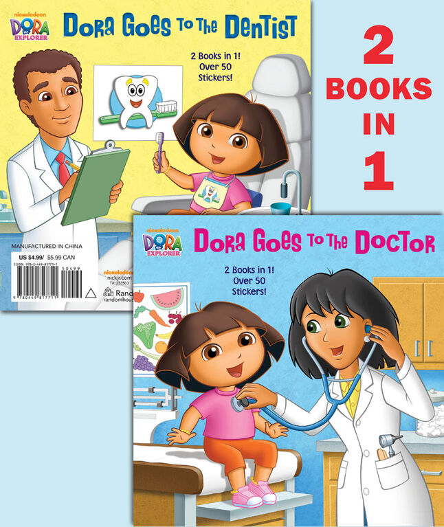 Dora Goes to the Doctor/Dora Goes to the Dentist (Dora the Explorer) - Édition anglaise