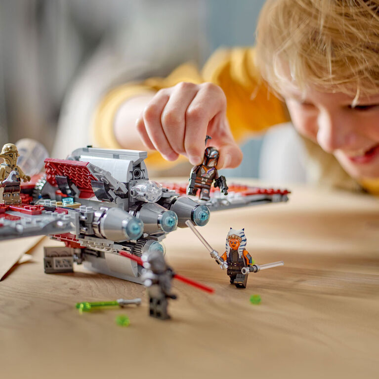 LEGO Star Wars Ahsoka Tano's T-6 Jedi Shuttle 75362 Building Toy Set (599 Pieces)