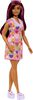 Barbie-Barbie Fashionistas 207-Poupée mèches roses et robe à coeurs