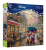 Ceaco Thomas Kinkade Disney 750-Piece Puzzle Mickey and Minnie in Paris - English Edition