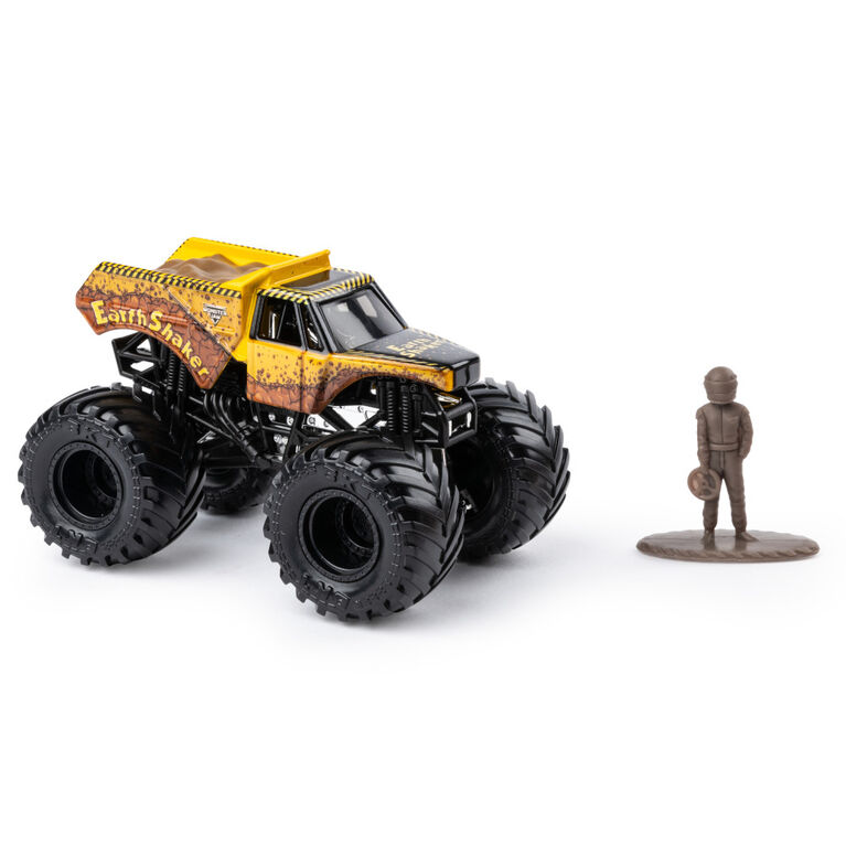 Monster Jam, Official Earth Shaker Monster Truck, Die-Cast Vehicle, Crazy Creatures Series, 1:64 Scale Monster Jam, Official Earth Shaker Monster Truck, Die-Cast Vehicle, Crazy Creatures Series, 1:64 Scale