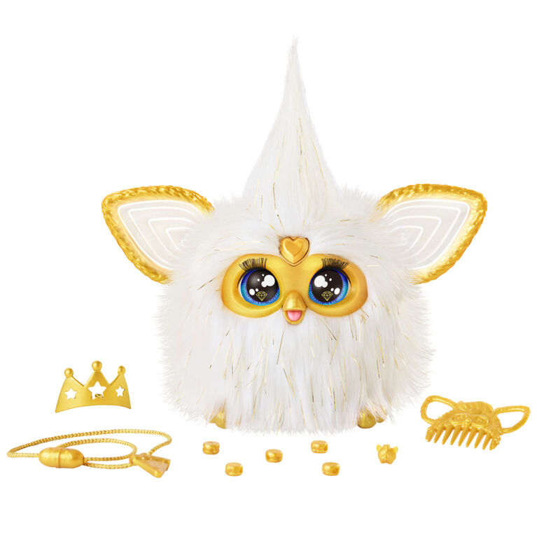 Furby Éclat doré, peluche interactive -Édition anglaise