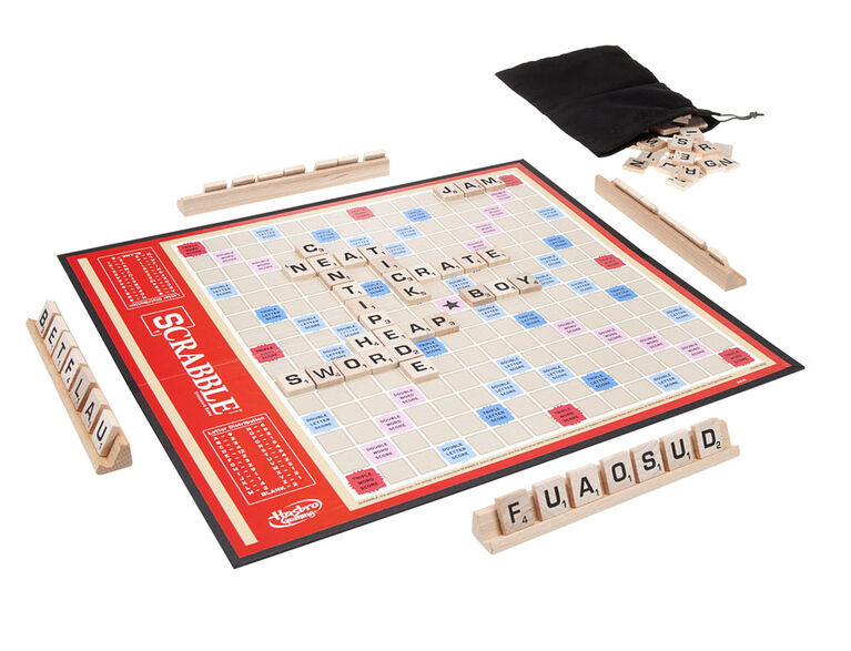 Hasbro Gaming - Jeu Scrabble - Édition anglaise - les motifs peuvent varier