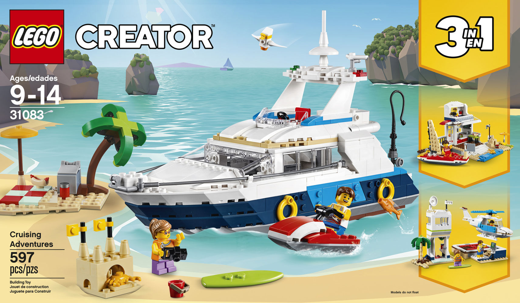 lego creator 3 in 1 cruising adventures