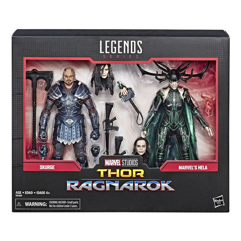 Marvel Legends Series Thor: Ragnarok - Pack de 2 figurines Skurge et Marvel's Hela.