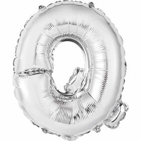 Ballons en forme de lettre en argent 14 " - Q
