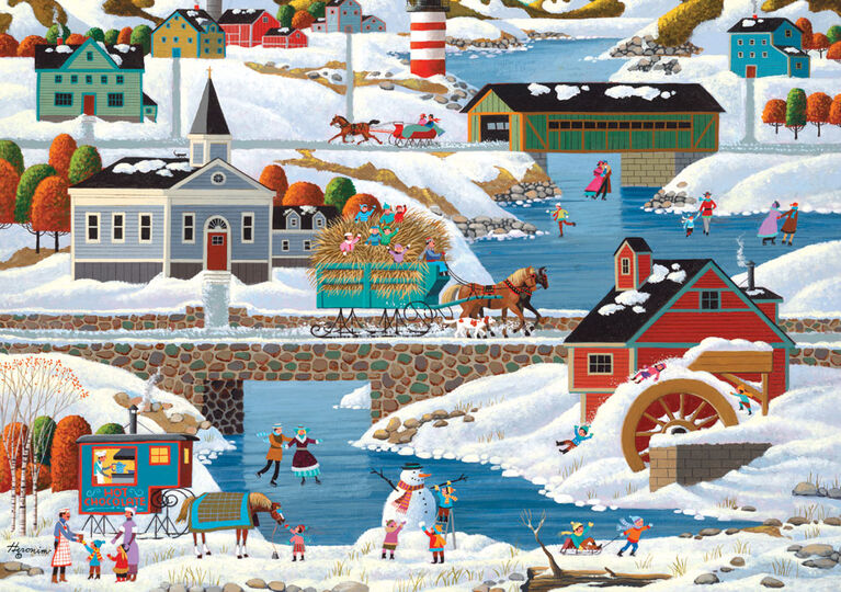 Sure-Lox Winter Wonderland Assorted 1000 Piece Puzzles