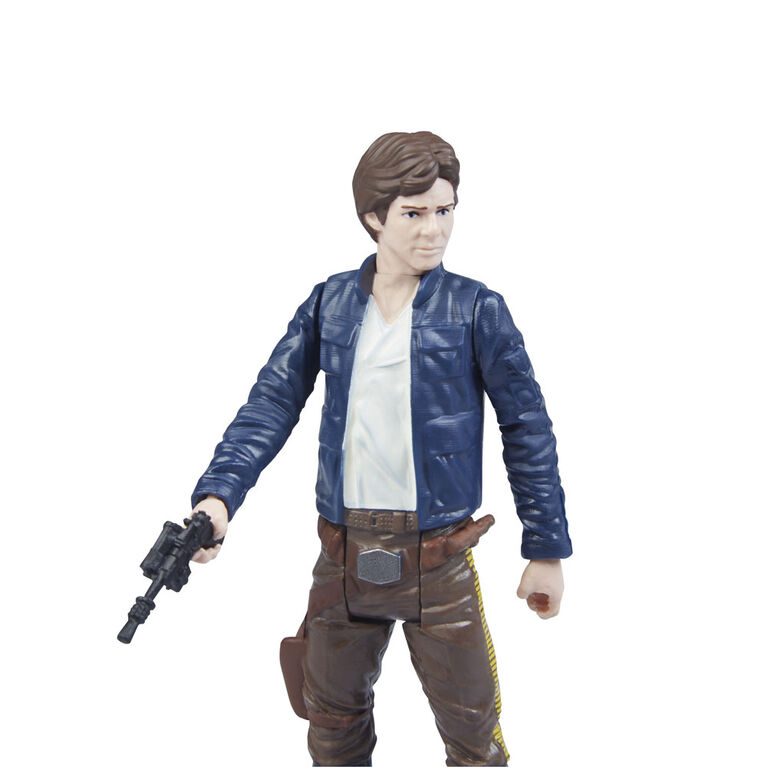 Star Wars Galaxy of Adventures Han Solo Figure and Mini ...