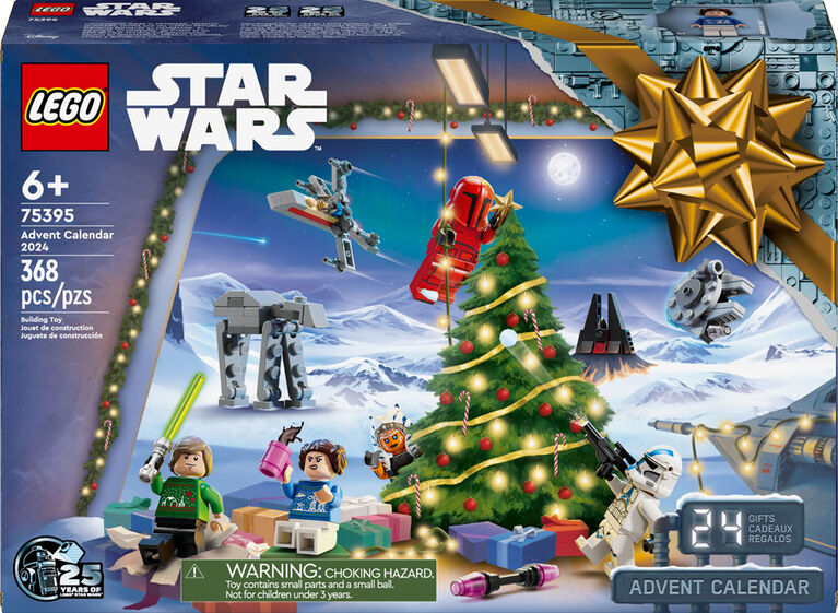 LEGO Star Wars Le calendrier de l'Avent 2024 Jouet de construction 75395