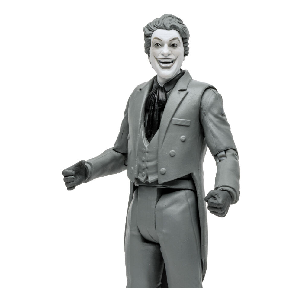 DC Retro 6" Wave 4 Batman 66 - The Joker (Black and White TV Variant) - R Exclusive