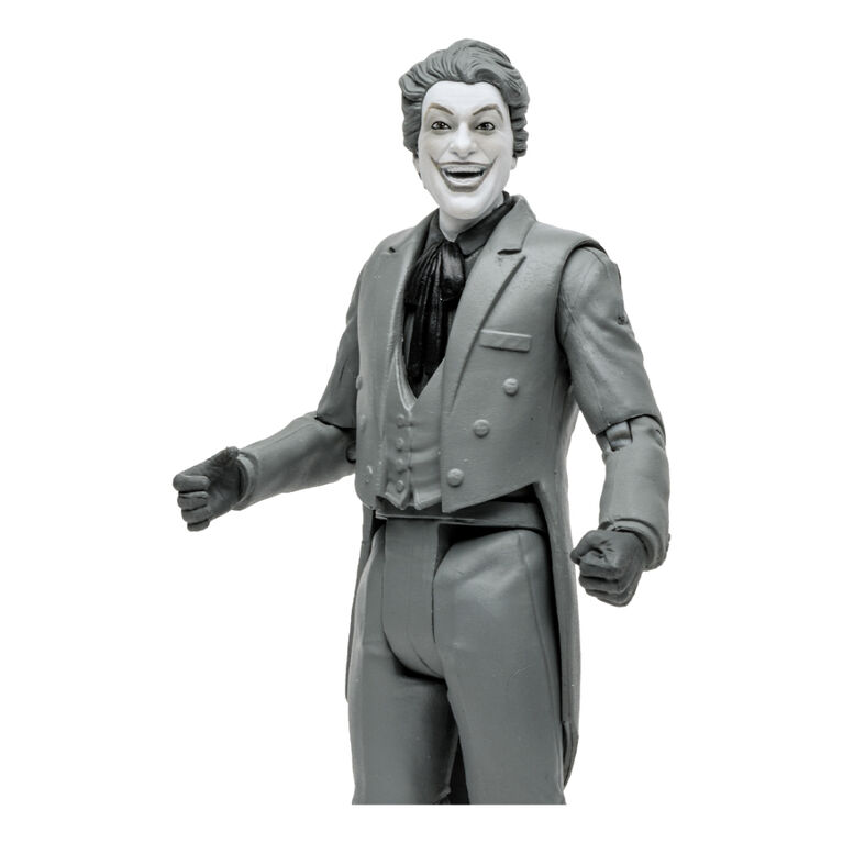 DC Retro 6" Wave 4 Batman 66 - The Joker (Black and White TV Variant) - R Exclusive
