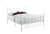 DHP - Manila Full Metal Bed, White