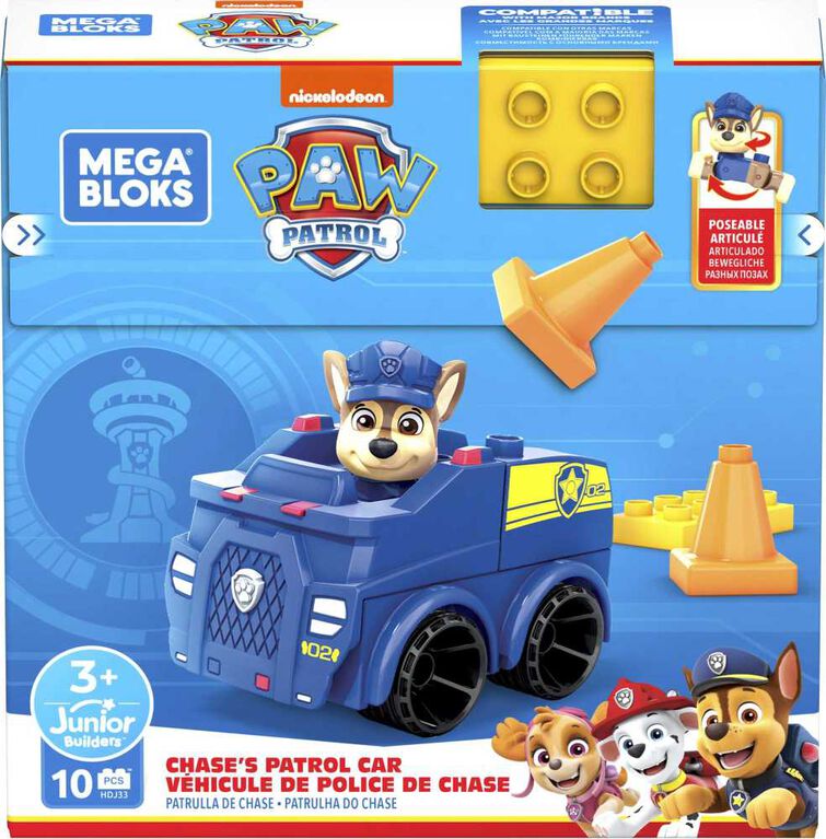 Mega Bloks PAW Patrol Chase's Patrol Car