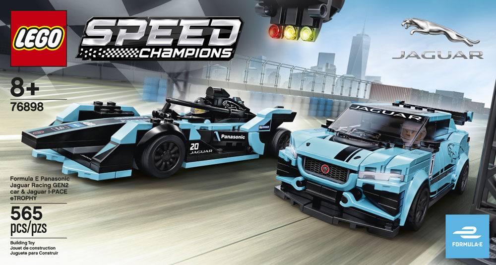 LEGO Speed Champions Formula E Panasonic Jaguar Racing GEN2 c 76898 565 pieces