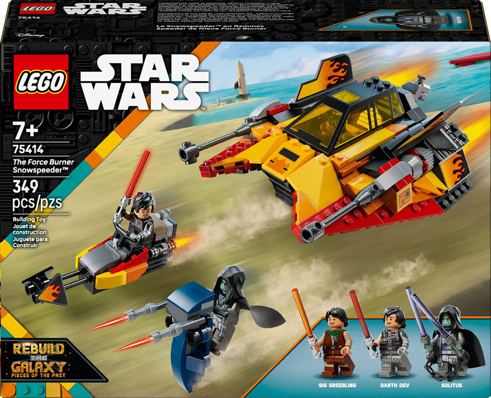 LEGO Star Wars: The Force Burner Snowspeeder Building Toy for Kids, Boys & Girls, Ages 7+ -75414