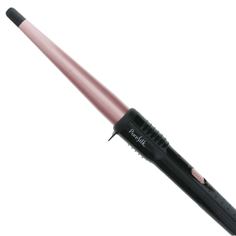 Pure Silk Ceramic Tapered Curling Wand