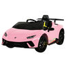 KIDSVIP 12V Lamborghini Huracan W/RC - Pink - English Edition   