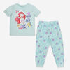 Ariel 2 Piece PJ Set Aqua 3/4