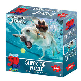 Underwater Dogs Daisy 150 pc Casse-Tete Super 3D