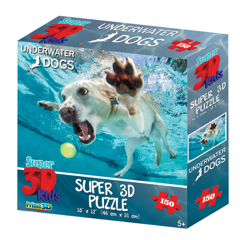 Underwater Dogs Daisy 150 pc Super 3D Puzzle