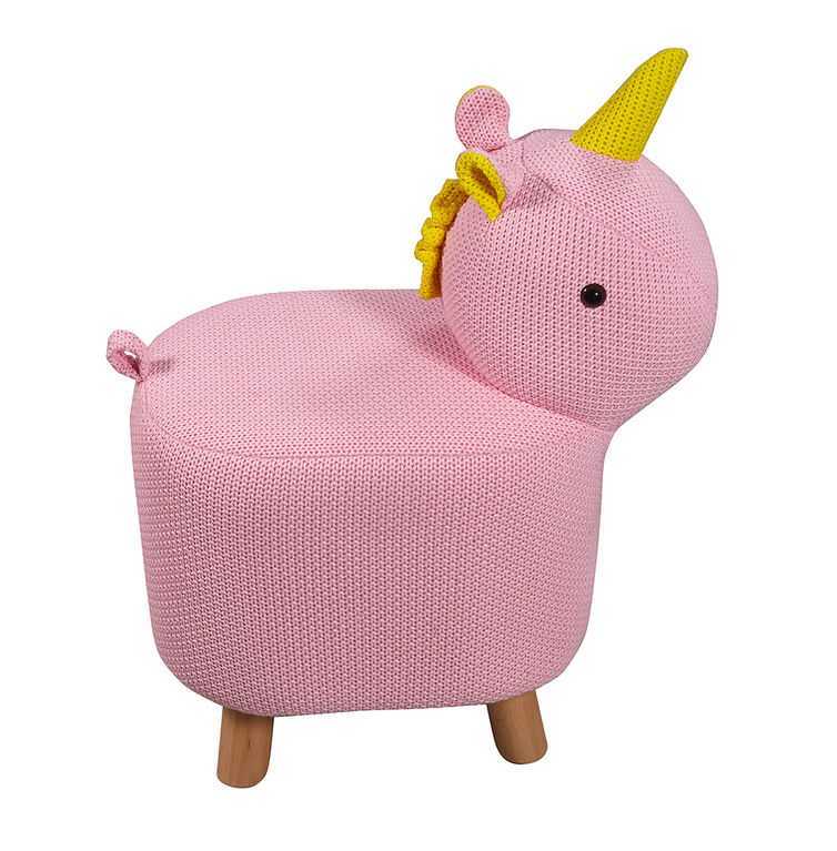 Kvell Unicorn Stool/Pink