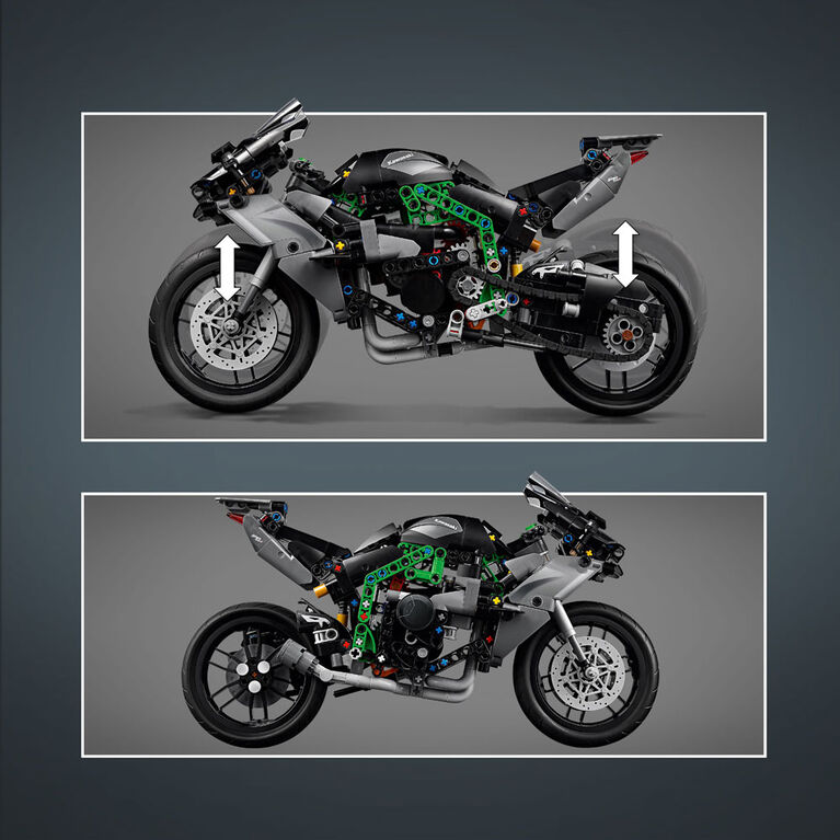 LEGO Technic Kawasaki Ninja H2R Motorcycle Toy, Kids Room Décor, 42170