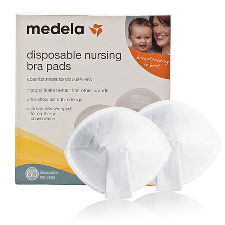 Compresses d'allaitement jetables de Medela - Paquet de 60.