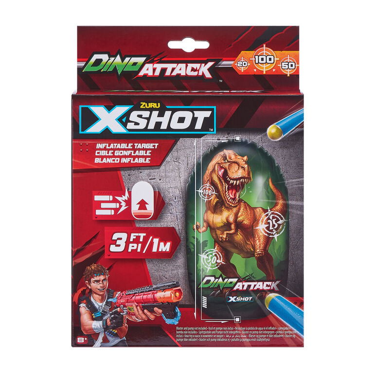 Cible gonflable X-Shot Dino Attack