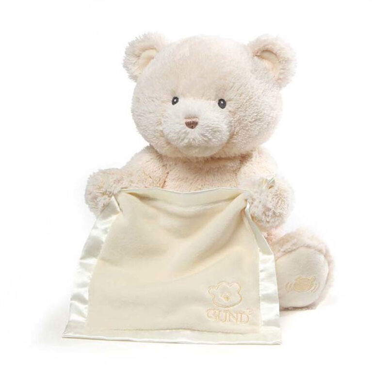 Baby GUND, Ours en peluche animé cache-cache, My 1st Teddy, crème, 29,2 cm - Édition anglaise