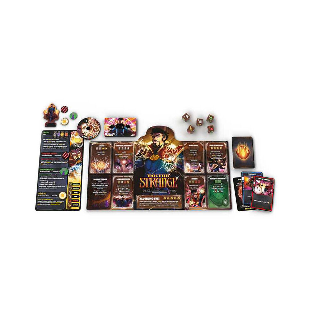 USAopoly Marvel Dice Throne 2-Hero Box (Black Widow, Doctor Strange) Board Game - English Edition