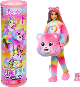 Barbie-Poup&eacute;e Barbie Cutie Reveal Bisounours-avec 10 surprises
