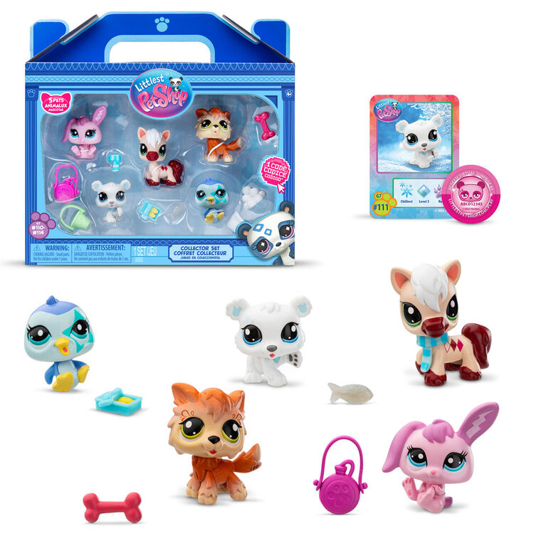 Littlest Pet Shop Besties D'Hiver 5-Pk