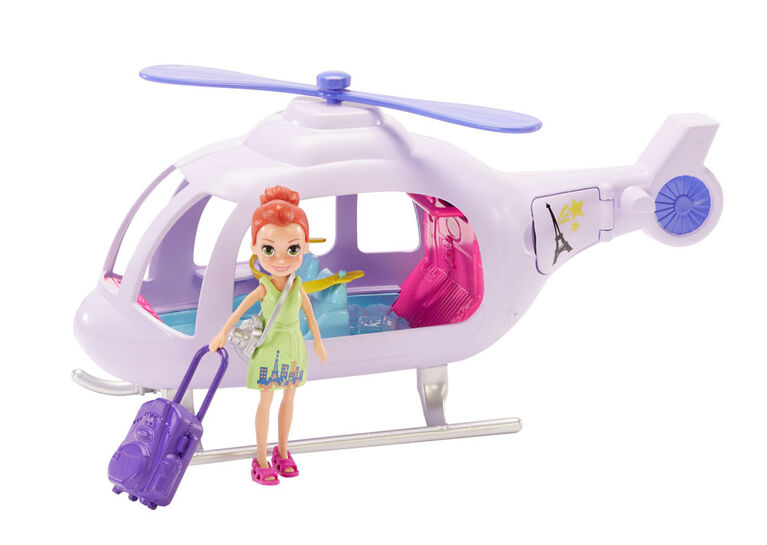 Polly Pocket - Hélicoptère de vacances - Notre exclusivité