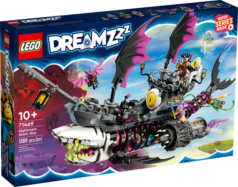 LEGO DREAMZzz Le vaisseau-requin des cauchemars 71469 Ensemble de jeu de construction (1389 pièces)