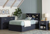 Navali Twin Bookcase Headboard Blueberry